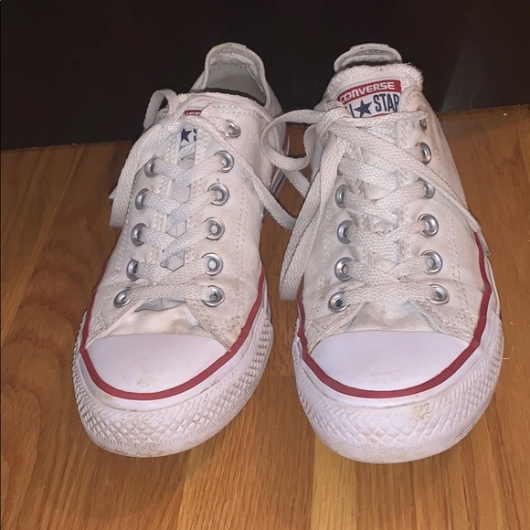 white converse sneakers - Picture 2 of 8